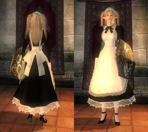 Maid Armor Retexture - black long